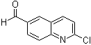 structure of CAS# 791626-59-0, 2-Chloro-6-quinolinecarboxaldehyde
