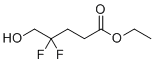 Ethyl 4,4-difluoro-5-hydroxypentanoate molecular structure (CAS 79360-94-4)