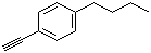 结构式 CAS# 79887-09-5, 4-丁基苯乙炔