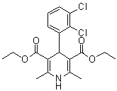 结构式 CAS# 79925-38-5, Nemadipine B