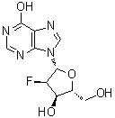 2'-Deoxy-2'-fluoroinosine molecular structure (CAS 80049-87-2)
