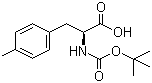 Boc-4-methyl-L-phenylalanine molecular structure (CAS 80102-26-7)