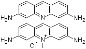 Acriflavine hydrochloride molecular structure (CAS 8048-52-0)