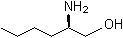 结构式 CAS# 80696-28-2, (R)-2-氨基-1-己醇