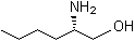 结构式 CAS# 80696-29-3, (S)-(+)-2-氨基-1-己醇