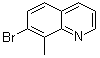 结构式 CAS# 809248-61-1, 7-溴-8-甲基喹啉