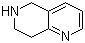 结构式 CAS# 80957-68-2, 5,6,7,8-四氢-1,6-萘啶