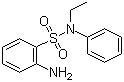 2-氨基-N-乙基-N-苯基苯磺酰胺分子结构 (CAS 81-10-7)