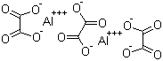 Aluminum oxalate molecular structure (CAS 814-87-9)