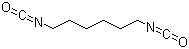 structure of CAS# 822-06-0, 1,6-Diisocyanatohexane;Hexamethylene diisocyanate; 1,6-Hexamethylene diisocyanate; Hexamethylene-1,6-diisocyanate; HMDI