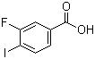 3-Fluoro-4-iodobenzoic acid molecular structure (CAS 825-98-9)