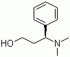 结构式 CAS# 82769-75-3, (S)-3-二甲基氨基-3-苯丙醇