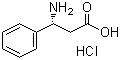 (R)-3-Amino-3-phenylpropionic acid hydrochloride molecular structure (CAS 83649-48-3)