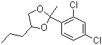 2-(2,4-Dichlorophenyl)-2-methyl-4-propyl-1,3-dioxolane molecular structure (CAS 83833-32-3)