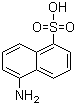 结构式 CAS# 84-89-9, 5-氨基-1-萘磺酸; 1-萘胺-5-磺酸; 劳伦酸