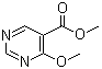 4-Methoxy-5-pyrimidinecarboxylic acid methyl ester molecular structure (CAS 84332-00-3)