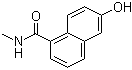 结构式 CAS# 847802-91-9, 6-羟基-N-甲基-1-萘甲酰胺