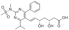 结构式 CAS# 847849-66-5, 去氟罗舒伐他汀钙盐