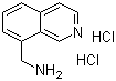 结构式 CAS# 850734-84-8, 8-异喹啉甲胺二盐酸盐