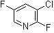 结构式 CAS# 851179-00-5, 3-氯-2,5-二氟吡啶