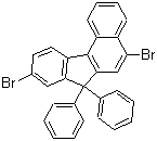 5,9-Dibromo-7,7-diphenyl-7H-benzo[c]fluorene molecular structure (CAS 854952-90-2)