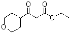 3-氧代-3-(四氢-2H-吡喃-4-基)丙酸乙酯分子结构 (CAS 856414-68-1)