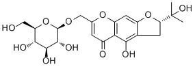 prim-O-Glucosylangelicain molecular structure (CAS 85889-15-2)