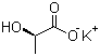 structure of CAS# 85895-78-9, Potassium L-lactate;L-Lactic acid potassium salt
