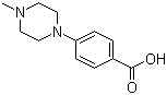 structure of CAS# 86620-62-4, 4-(4-Methylpiperazino)benzoic acid;4-(4-Methylpiperazin-1-yl)benzoic acid