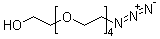 structure of CAS# 86770-68-5, 14-Azido-3,6,9,12-tetraoxatetradecan-1-ol