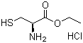 L-Cysteine ethyl ester hydrochloride molecular structure (CAS 868-59-7)