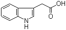 Indole-3-acetic acid molecular structure (CAS 87-51-4)