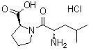 L-Leucyl-L-proline monohydrochloride molecular structure (CAS 87178-63-0)
