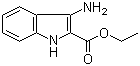 结构式 CAS# 87223-77-6, 3-氨基-2-吲哚羧酸乙酯