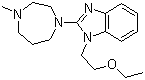 Emedastine molecular structure (CAS 87233-61-2)