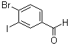 structure of CAS# 873387-81-6, 4-Bromo-3-iodobenzaldehyde