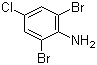 2,6-Dibromo-4-chloroaniline  molecular structure (CAS 874-17-9)