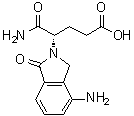 (gammaS)-4-Amino-gamma-(aminocarbonyl)-1,3-dihydro-1-oxo-2H-isoindole-2-butanoic acid molecular structure (CAS 874760-72-2)