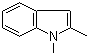 结构式 CAS# 875-79-6, 1,2-二甲基吲哚