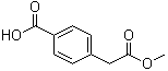 结构式 CAS# 87524-66-1, (4-羧基苯基)乙酸甲酯