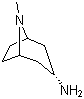 结构式 CAS# 87571-88-8, 3-endo-氨基托烷; endo-8-甲基-8-氮杂双环[3.2.1]辛-3-胺