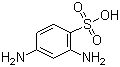 2,4-Diaminobenzenesulfonic acid molecular structure (CAS 88-63-1)
