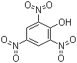 Picric acid molecular structure (CAS 88-89-1)