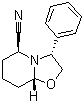 结构式 CAS# 88056-92-2, (3R,5S,8aR)-3-苯基六氢-5H-[1,3]恶唑并[3,2-a]吡啶-5-甲腈