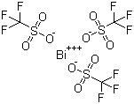结构式 CAS# 88189-03-1, 三氟甲磺酸铋(III)