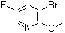 结构式 CAS# 884494-81-9, 3-溴-5-氟-2-甲氧基吡啶