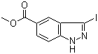 Methyl 3-iodoindazole-5-carboxylate molecular structure (CAS 885271-25-0)