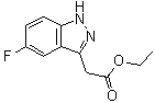 5-Fluoro-1H-indazole-3-acetic acid ethyl ester molecular structure (CAS 885271-93-2)