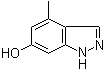 结构式 CAS# 885521-33-5, 4-甲基-1H-吲唑-6-醇