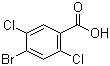 结构式 CAS# 885532-41-2, 4-溴-2,5-二氯苯甲酸